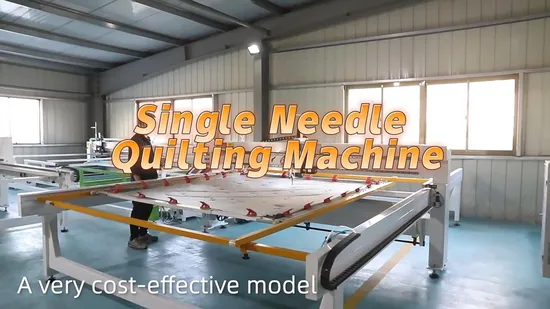 Automatic Industrial Computerized Long Arm Single Head Needle Mattress CNC Quilting and Embroidery Comforter Quilt Sewing Machine Single Needle Bedcover Price