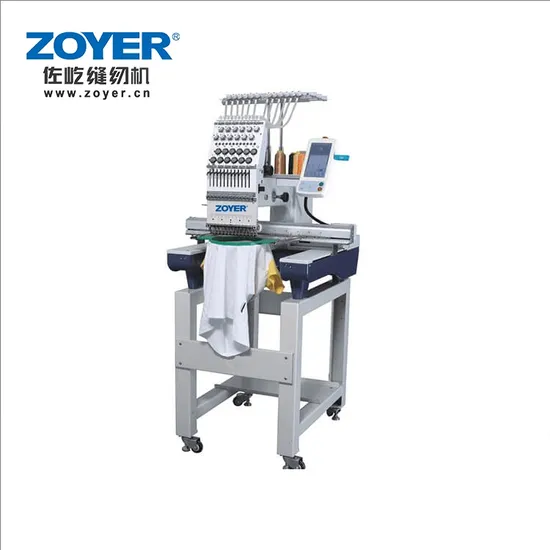 Zy-Em0112 Single Head 12 Needle Embroidery Machine
