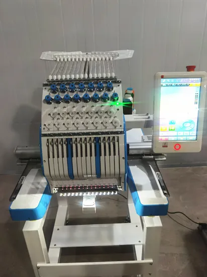 Single Head 12 Needles Goo Quality Homeuse Embroidery Machine