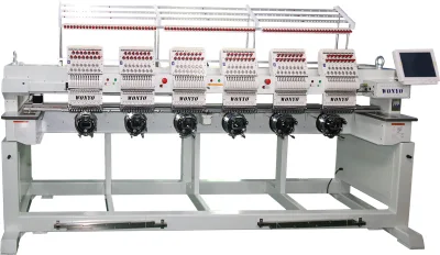 China 6 Head Computerized Embroidery Machine with Automatic Design Software