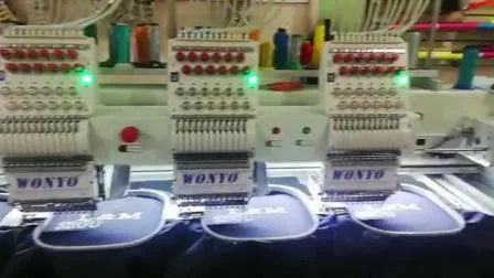 Wonyo High Efficiency Industrial Use 6 Heads Computerized Embroidery Machine for Cap Shoes Embroidery Design