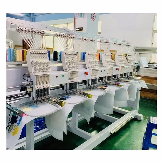 Factory Outlet Industrial Computerized Embroidery Machine with 6 Haeds