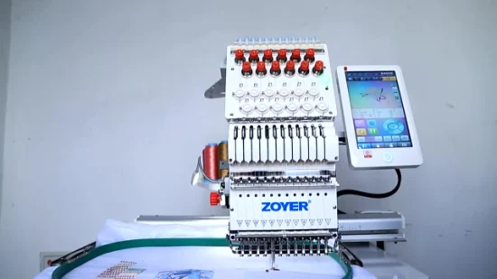 Zy-Em0112 Single Head 12 Needle Embroidery Machine