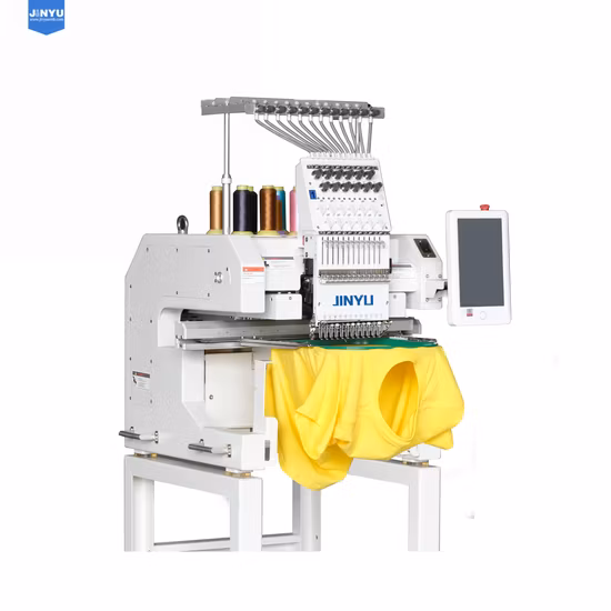 Chinese Computerized Single 2 Head Embroidery Machines High Speed Embroidery Machine